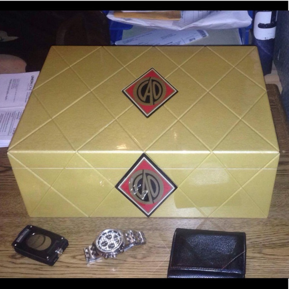CAO Gold Edition Cigar Humidor
